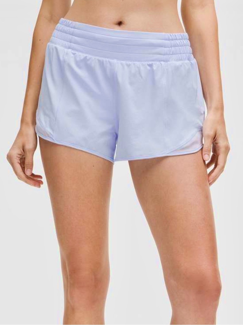 NWT Lululemon Flow Y Bra + Hotty Hot Shorts Set – Serene Blue – Size 6 - Picture 4 of 16
